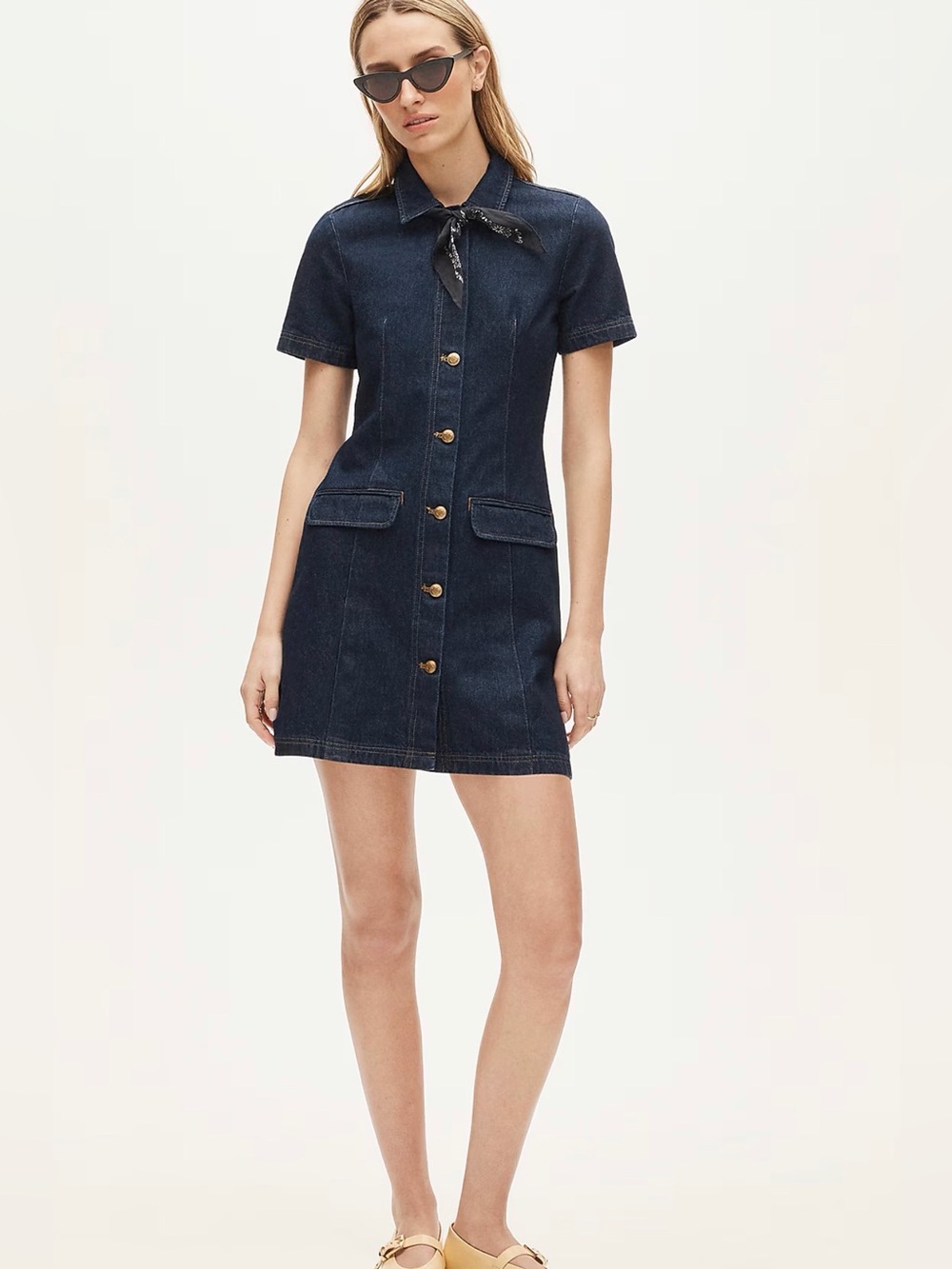 J CREW SIZE 14 Parc dress in denim $188